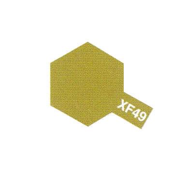Peinture Acrylique Maquette XF49 Kaki mat - Tamiya 81749 - - Breizh Modélisme.
