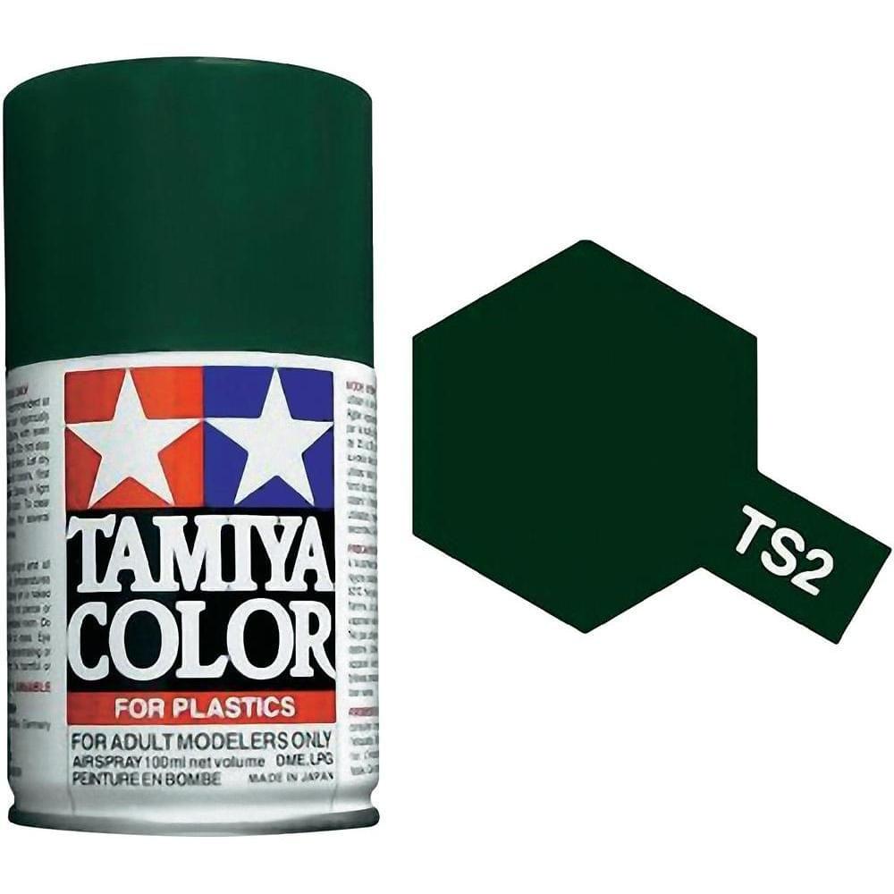 Peinture maquette TS2 vert foncé mat - 85002 - Breizh Modélisme.