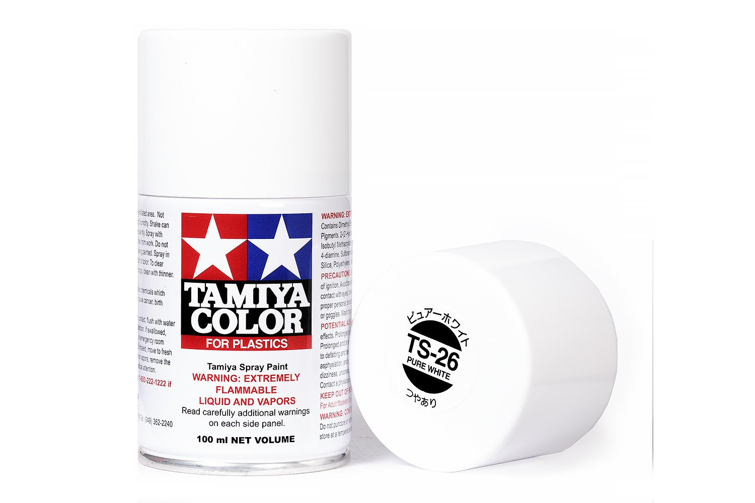 Peinture Maquette TS26 Blanc Pur brillant - Tamiya 85026 - Breizh Modélisme.