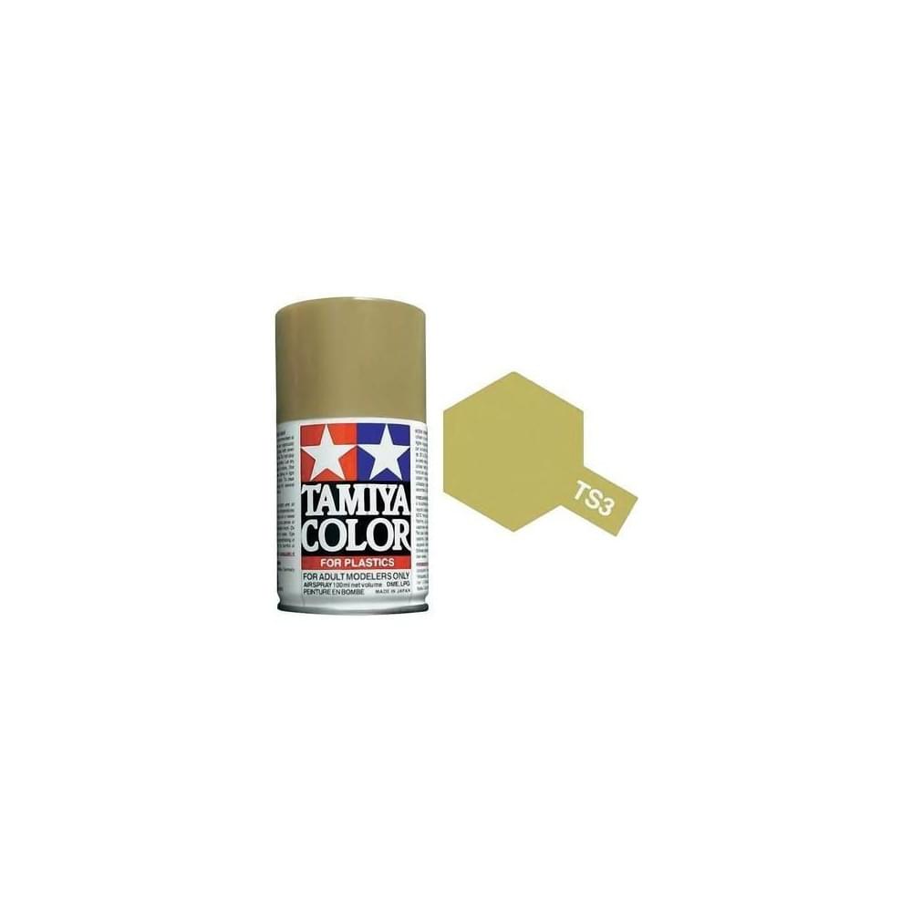 Peinture maquette TS3 jaune sombre mat - 85003 - Breizh Modélisme.