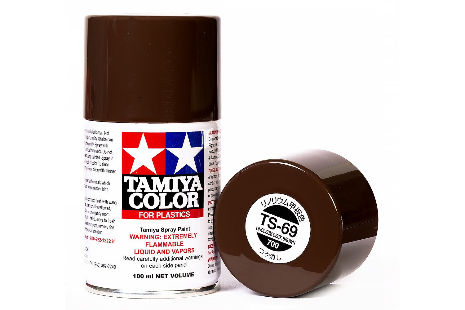 Peinture Maquette TS69 Brun Linoleum / Linoleum Deck Brown - Tamiya 85069 - Breizh Modélisme.