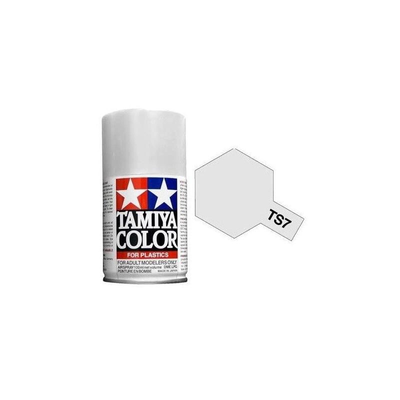 Peinture maquette TS7 Blanc racing brillant - 85007 - Breizh Modélisme.