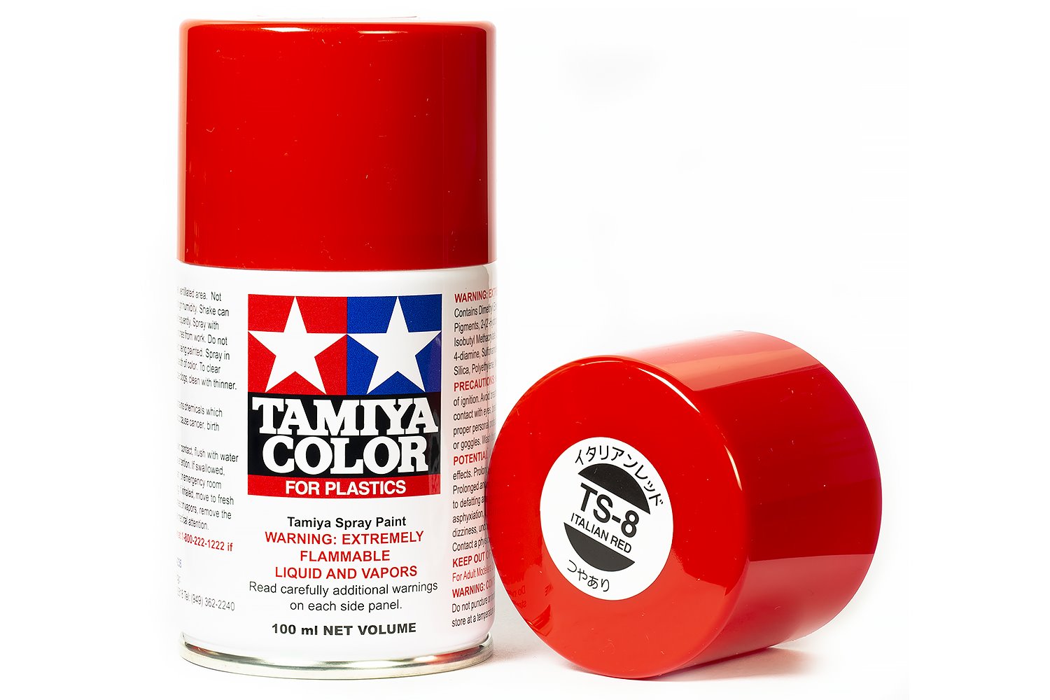 Peinture Maquette TS8 Rouge Italien brillant - Tamiya 85008 - Breizh Modélisme.