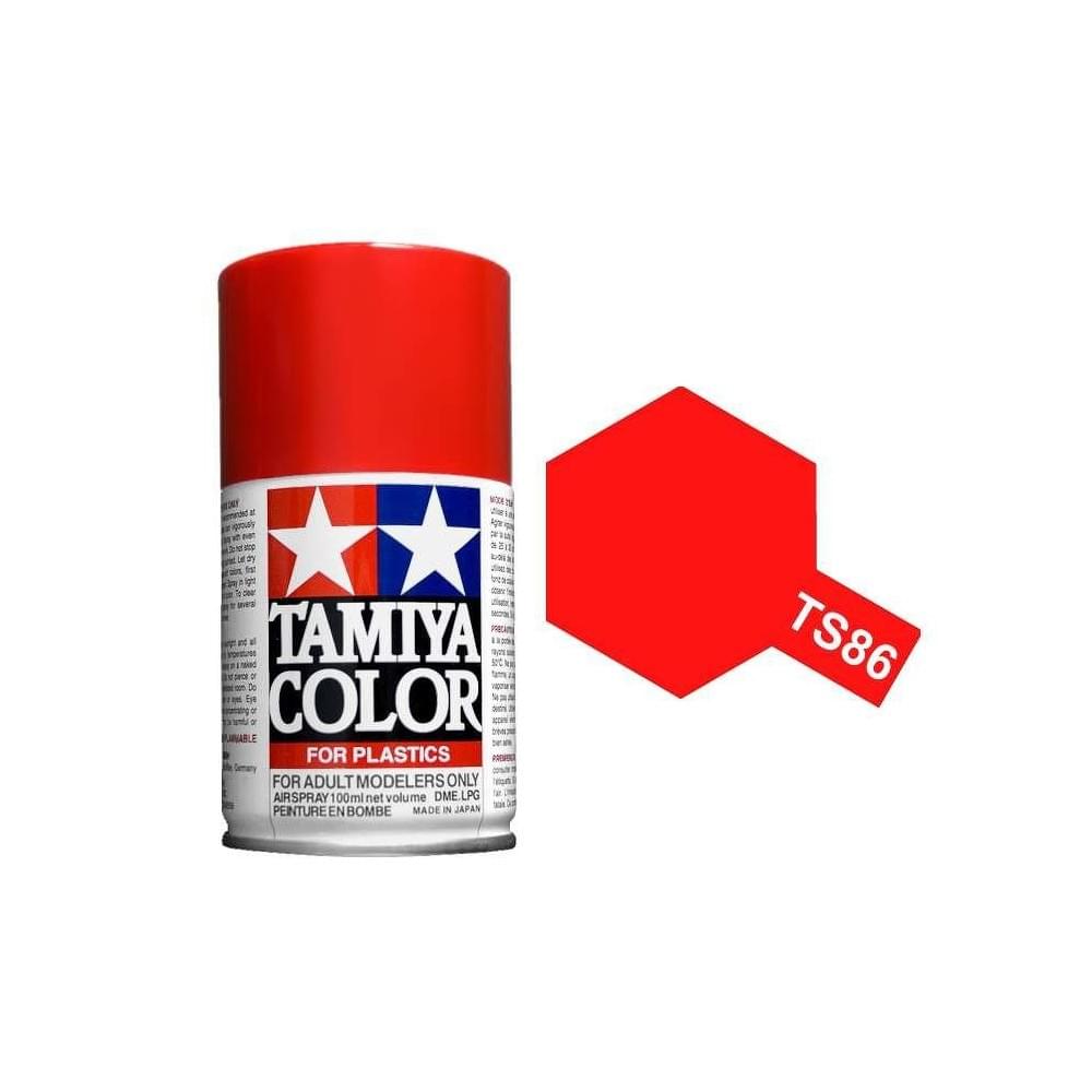 Peinture Maquette TS86 rouge brillant - Tamiya 85086 - Breizh Modélisme.