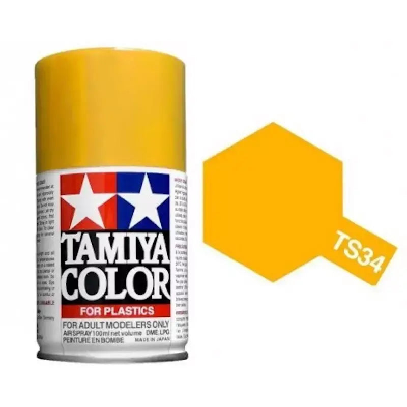 Peinture Maquette TS34 Jaune Camel brillant - Tamiya 85034