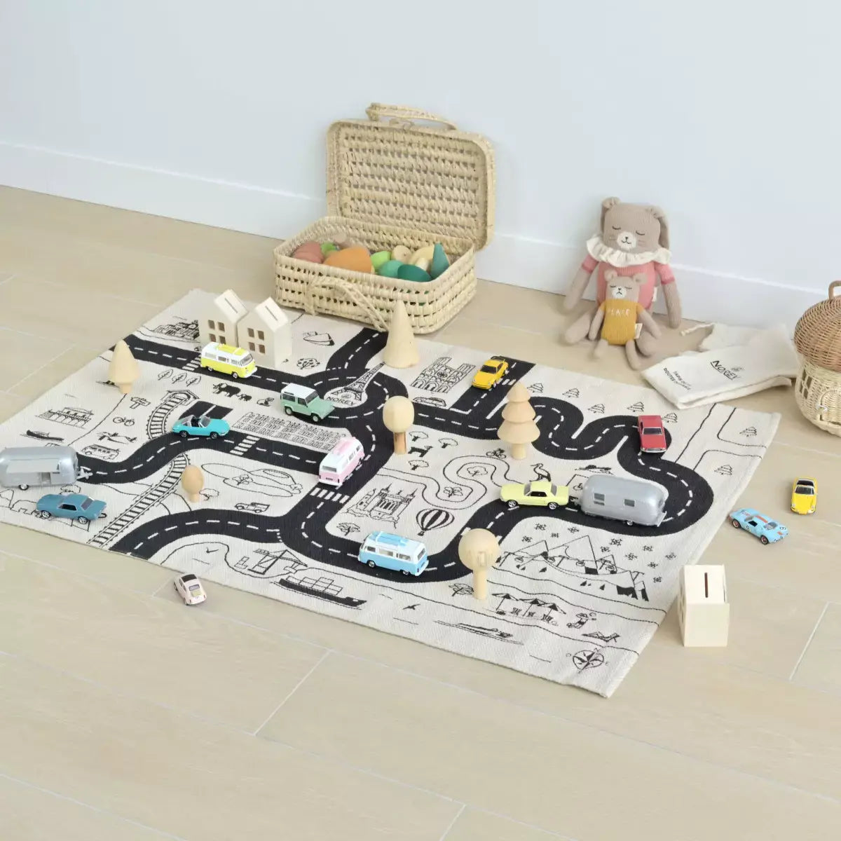 Tapis de jeu routes de France pour miniatures 1/43 Norev T24000