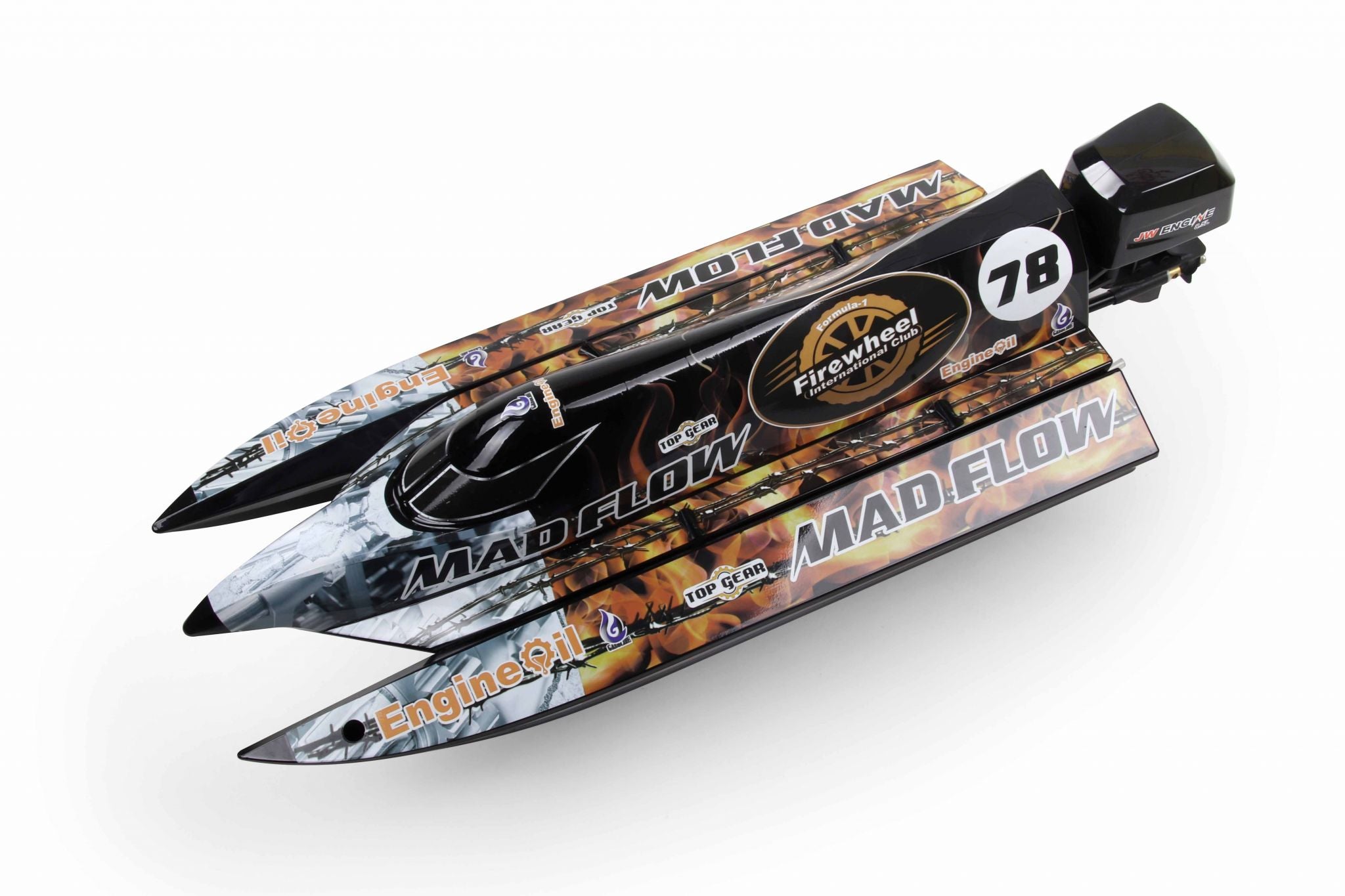 Bateau RC Joysway Mad Flow V3 F1 BL Brushless RTR 55km/h - 8653V3