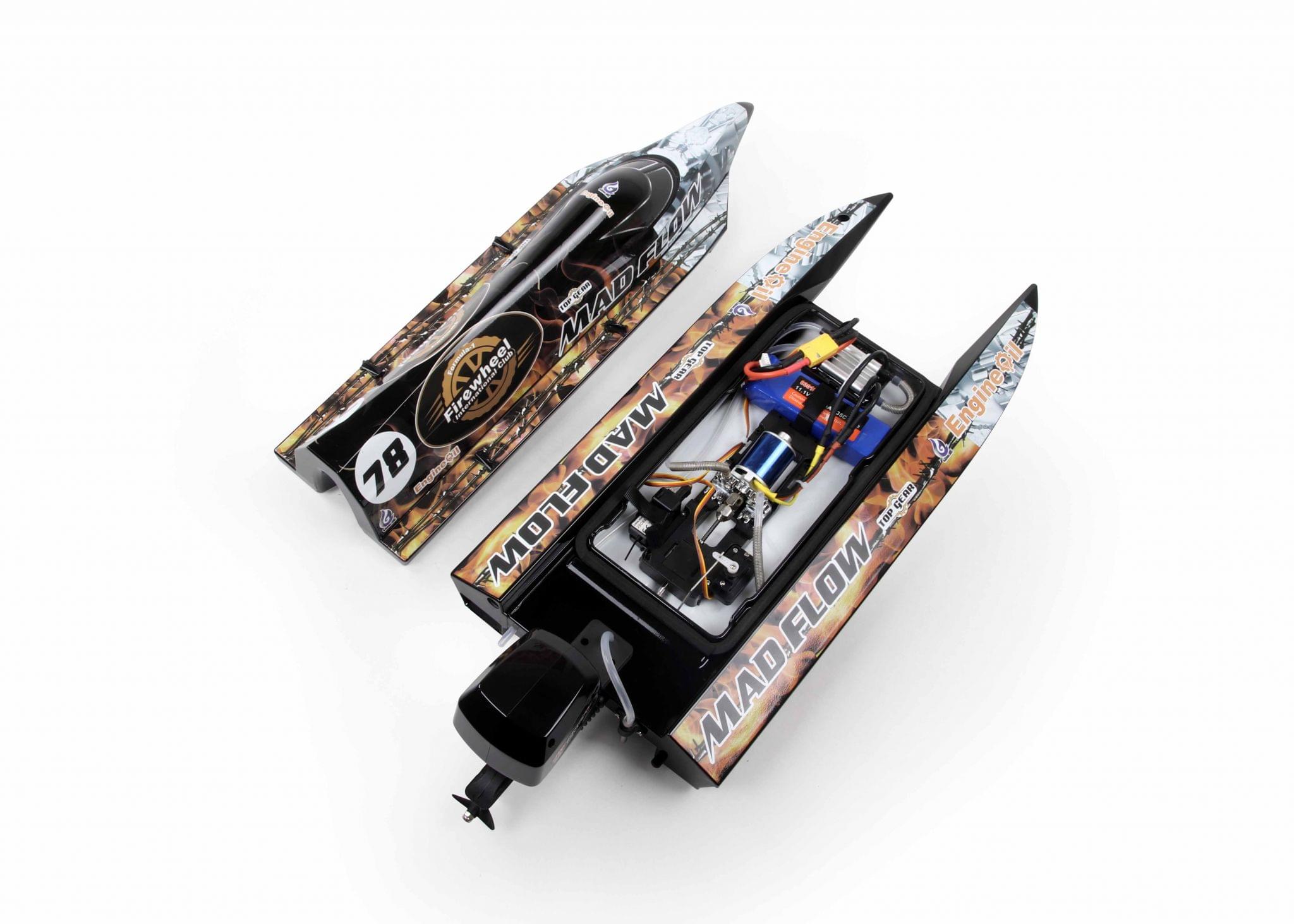 Bateau RC Joysway Mad Flow V3 F1 BL Brushless RTR 55km/h - 8653V3