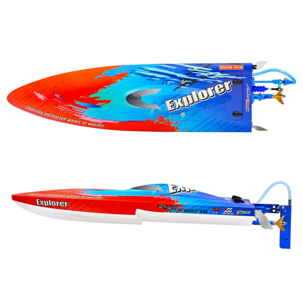 Bateau radiocommandé TFL Hobby 1158 Brushless Explorer Mono RTR - Bleu