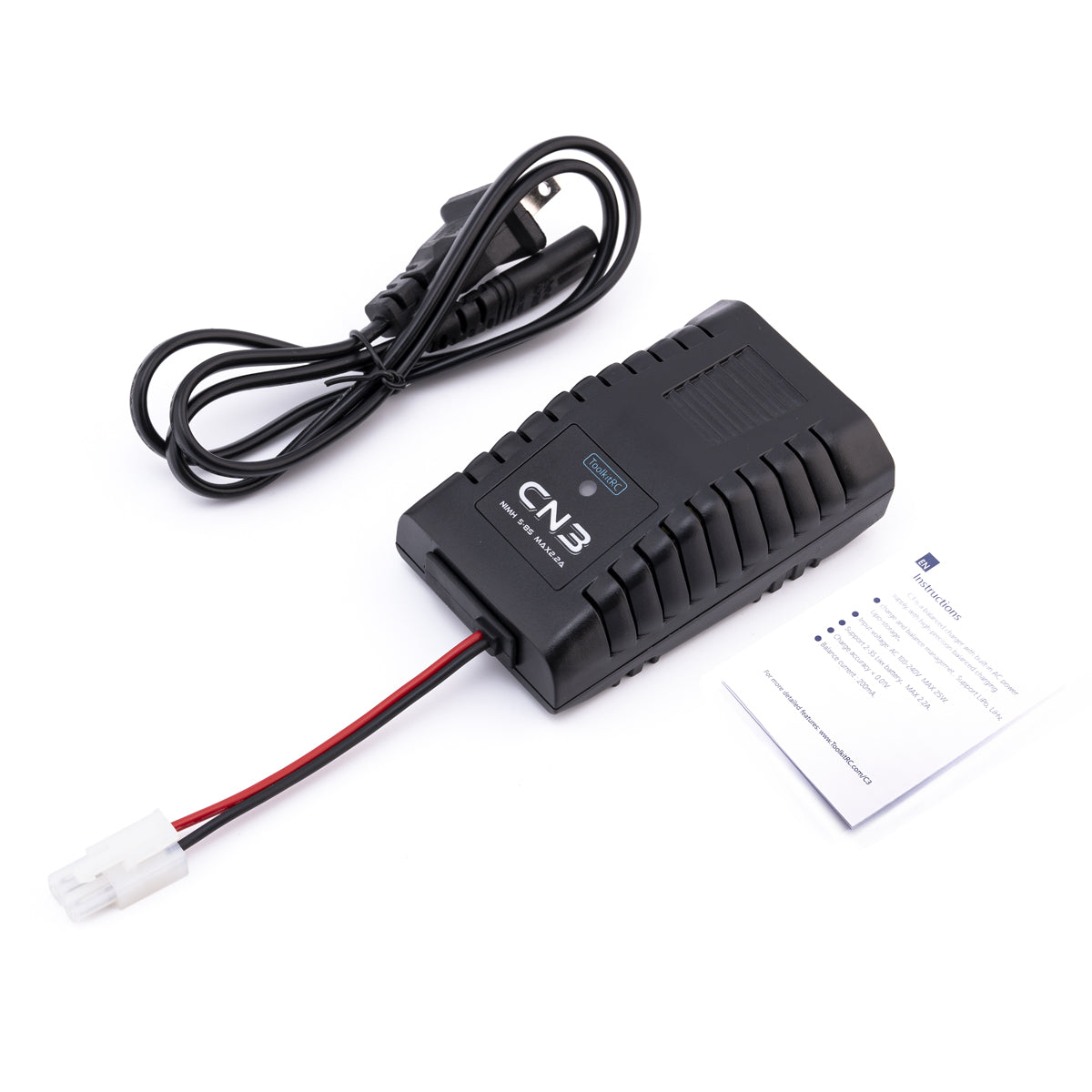 Chargeur secteur ToolkitRC CN3 NiMh 5-8 cellules 2,2 A 20W - TK13200 - Breizh Modélisme.