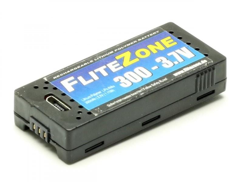 Accu LiPo FliteZone 300 - 3,7 V Proton / Hughes - Breizh Modélisme.