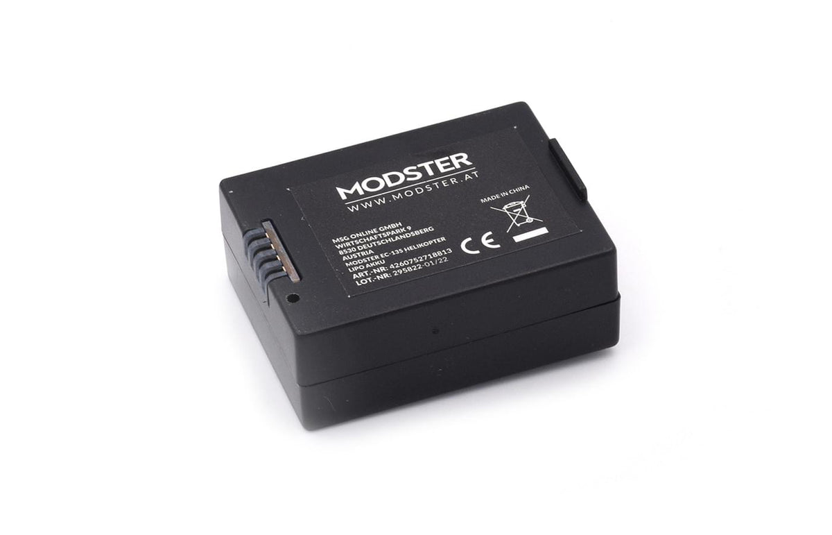 Batterie de rechange pour Hélicoptère Modster EC-135 - MD11684 - Breizh Modélisme.