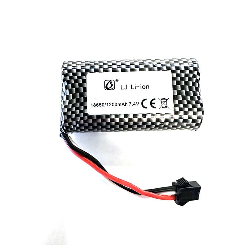Batterie Li-ion 1200mAh 7.4V pour Engins Huina - Breizh Modélisme.
