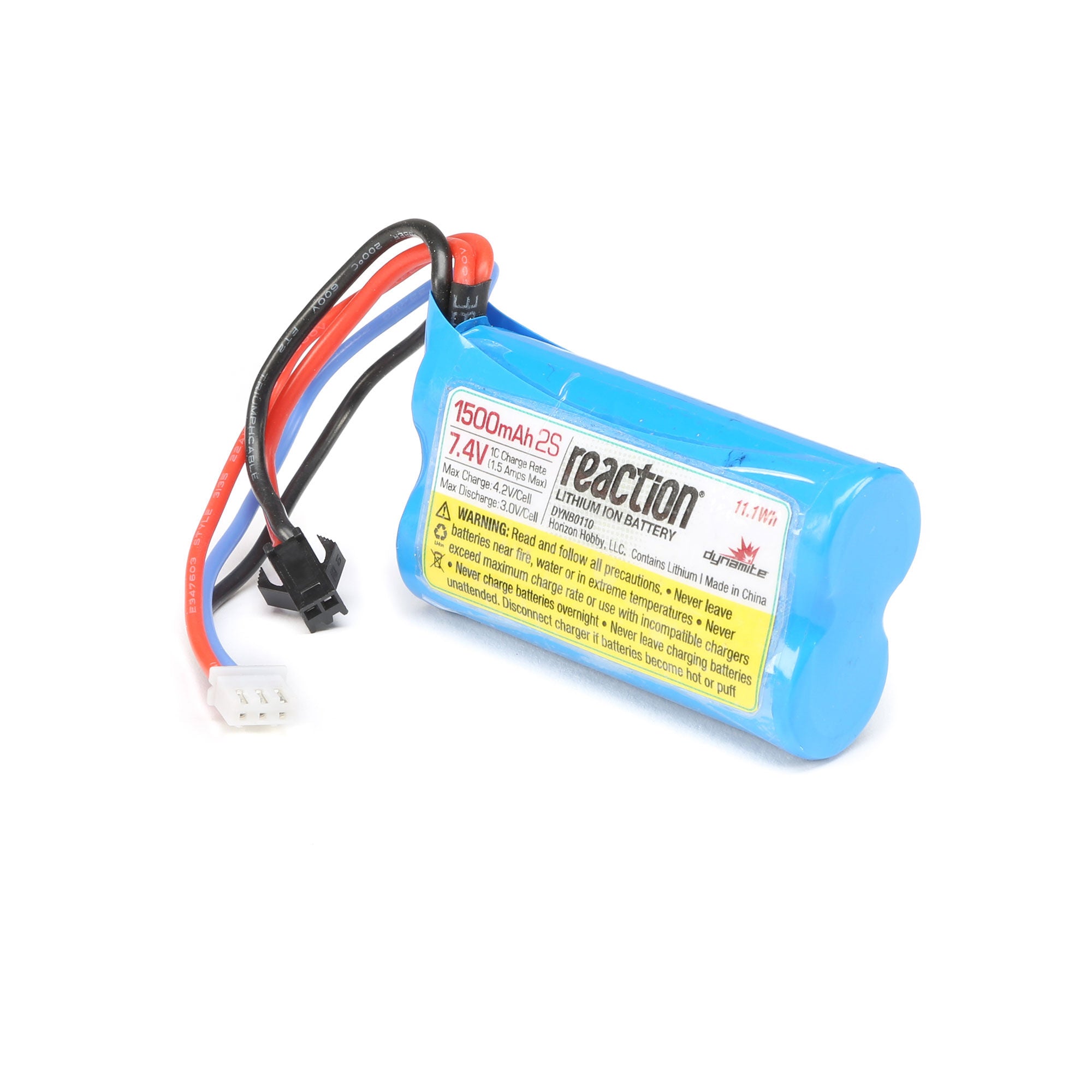 Batterie Li-ion 7.4 V 1500mAh bateaux Jet Jam - DYNB0110 - Breizh Modélisme.