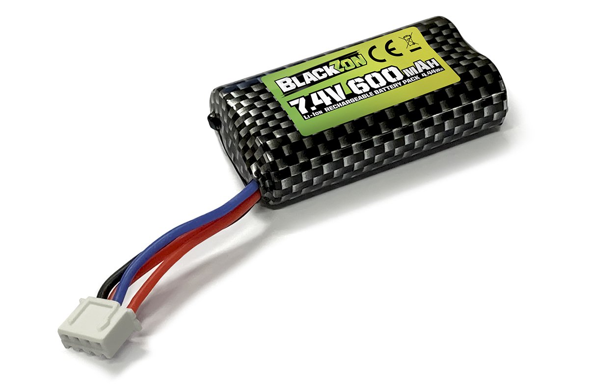 Batterie Li-ion 7.4V 600mAh pour Spryte - 540337 - Breizh Modélisme.