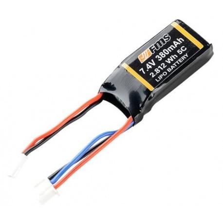 Batterie lipo 2S 380mAh - FMSC1389 (FMS-C2052) - Breizh Modélisme.
