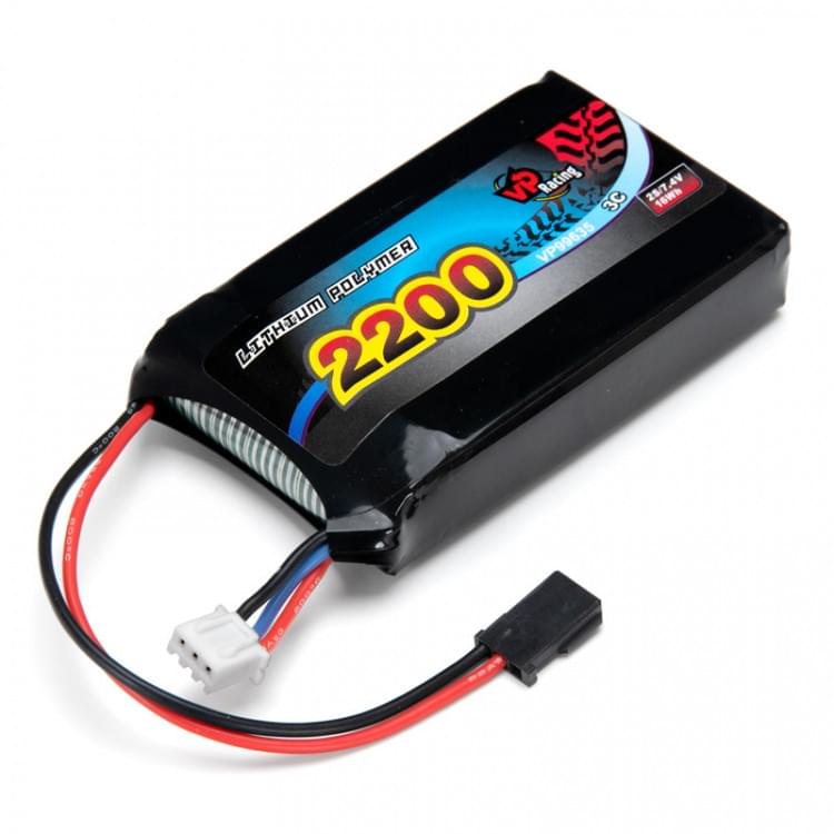 Batterie Lipo 2S 7,4V 2200mAh pour radio Futaba - Breizh Modélisme.