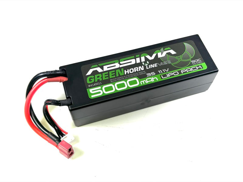 Batterie LiPo 3S 11,1V 5000mAh 45C Hard case - Breizh Modélisme.
