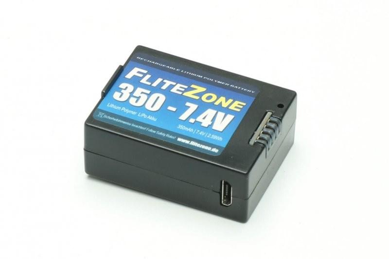 Batterie LiPo FliteZone 350 - 7.4V (EC135) - Breizh Modélisme.