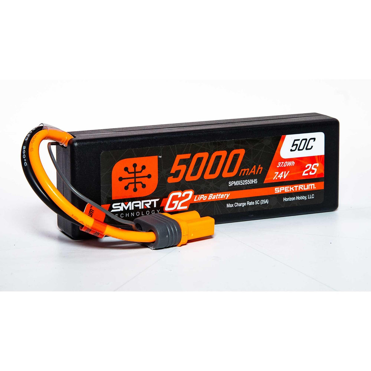 Batterie lipo Smart G2 2S 7,4v 5000mah 50C IC5 SPMX52S50H5 - Breizh Modélisme.