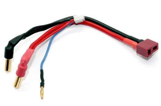 Câble de charge PK 5mm avec prise Dean équilibrage - Breizh Modélisme.