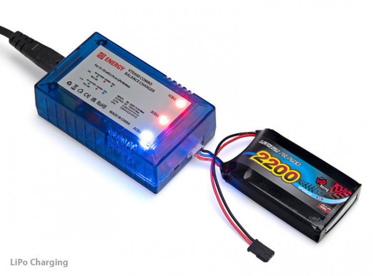 Chargeur batterie lipo/life 1-3S 600 mAh - Breizh Modélisme.