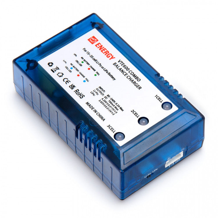 Chargeur batterie lipo/life 1-3S 600 mAh - Breizh Modélisme.
