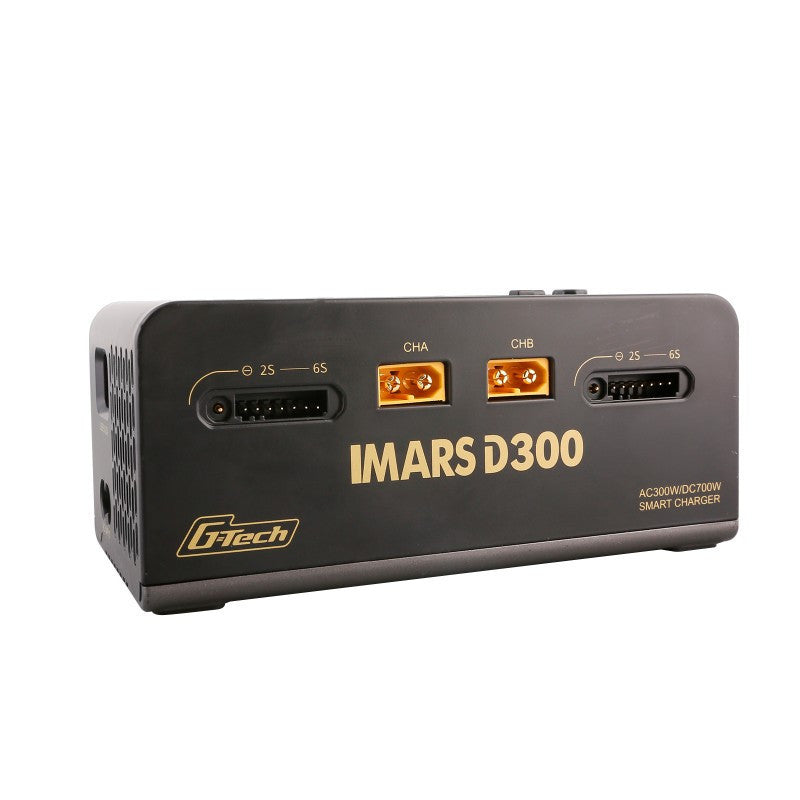 Chargeur Duo Imars Gens Ace D300 G-tech 300w (2 sorties 150watts) - Breizh Modélisme.