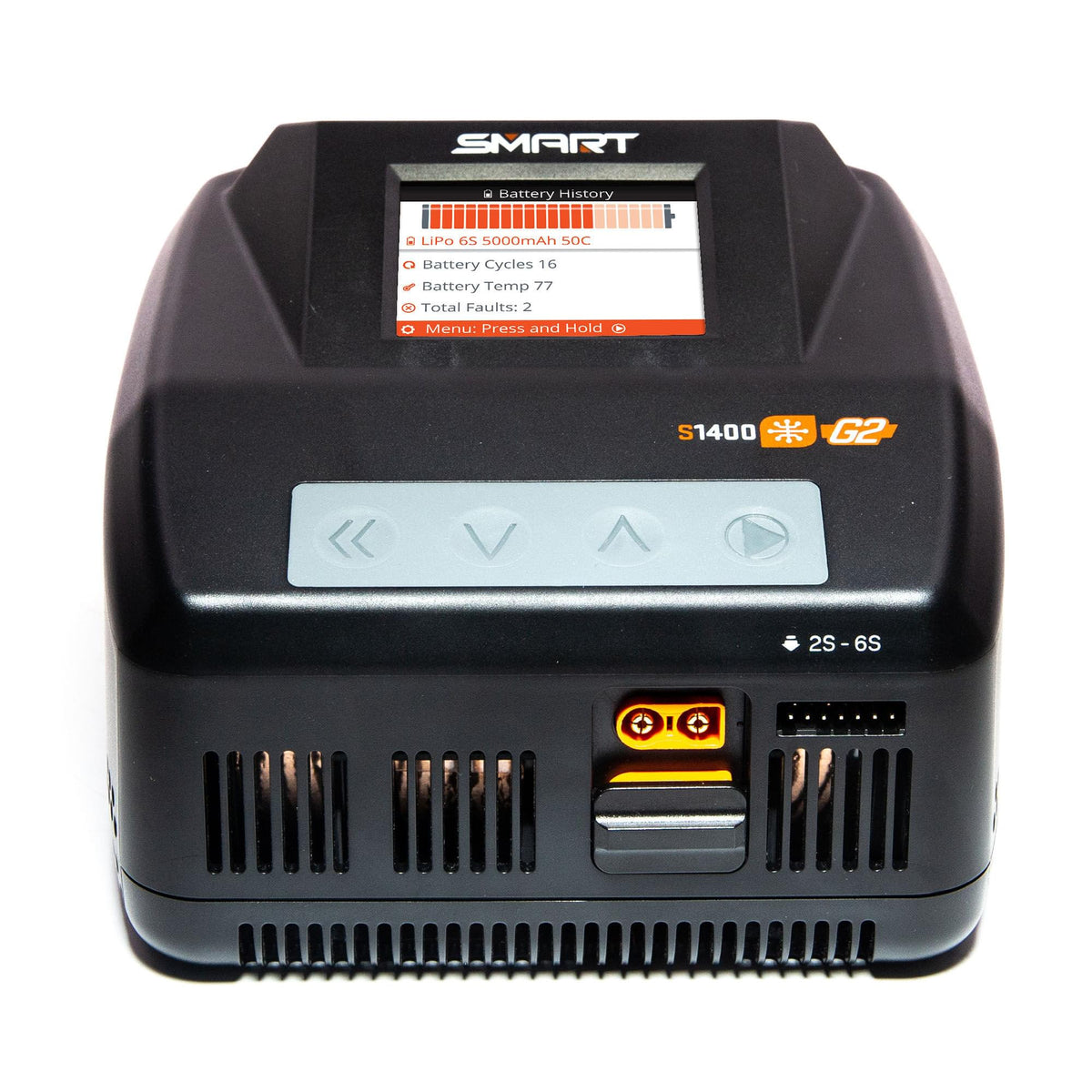 Chargeur intelligent S1400 G2 AC 1x400W - SPMXC2040I - Breizh Modélisme.