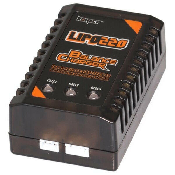 Chargeur LiPo/Li-ion pour Batteries 7,4V et 11,1V - Breizh Modélisme.