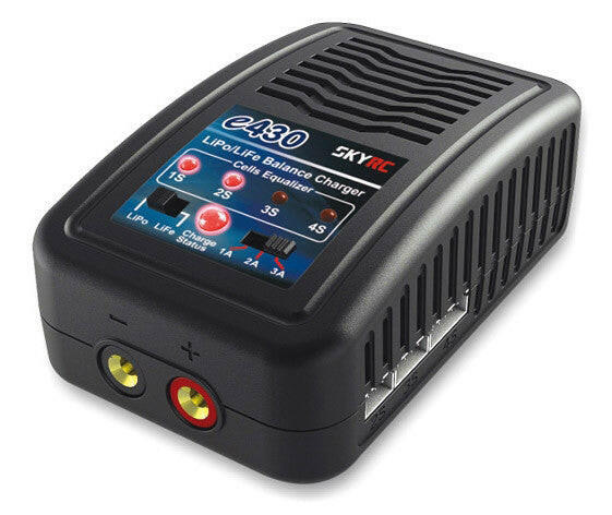 Chargeur Sky RC E430 Lipo 2S à 4S avec cordon XT60 - 100107 - Breizh Modélisme.