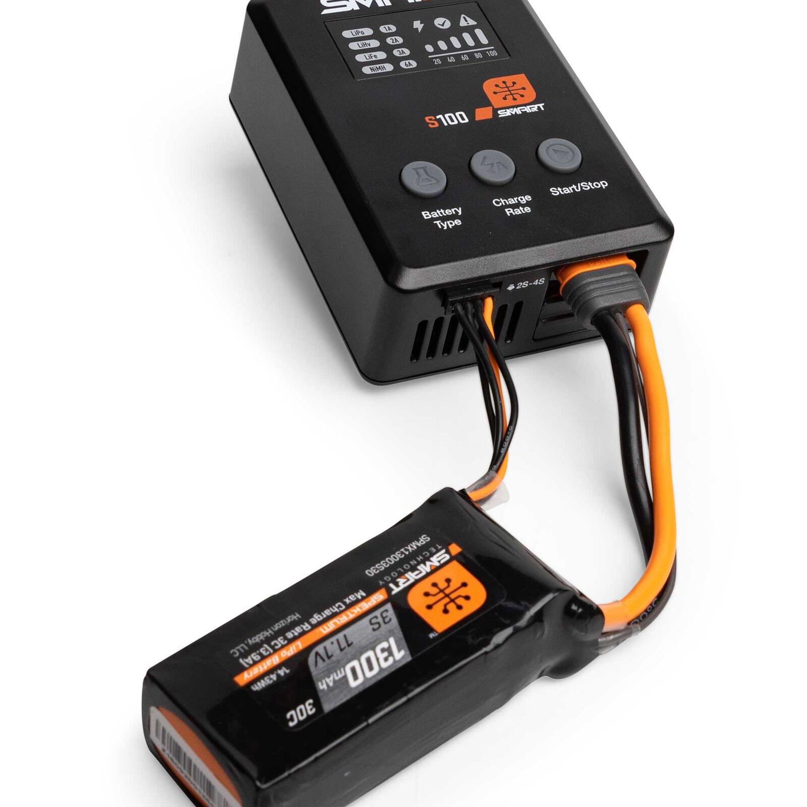 Chargeur Smart G1 et G2 S100 USB SPMXC2090 - 1x100W - Breizh Modélisme.
