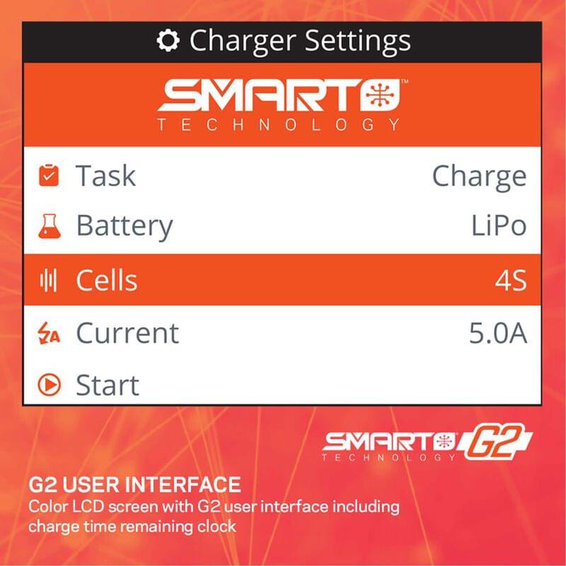 Chargeur smart G2 S155 / 1x55W Spektrum SPMXC2050I - Breizh Modélisme.
