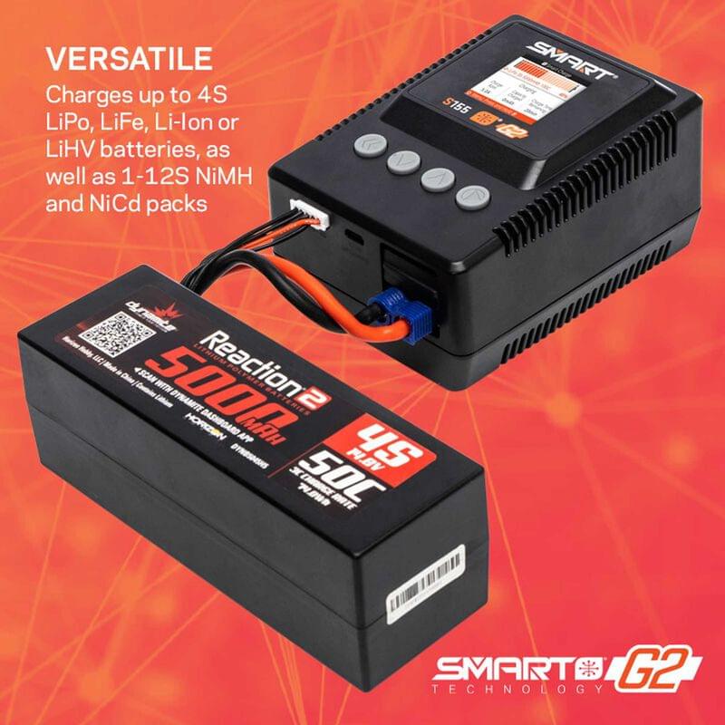 Chargeur smart G2 S155 / 1x55W Spektrum SPMXC2050I - Breizh Modélisme.