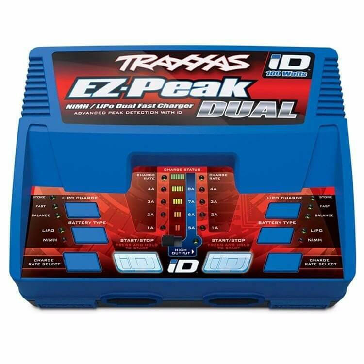 Combo Chargeur Traxxas 2990 avec 2 Batteries Lipo 3S 11.1V 5000mAh - Breizh Modélisme.
