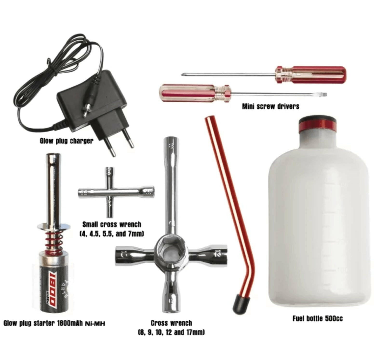 Kit de Démarrage pour Voitures Thermique - Breizh Modélisme.