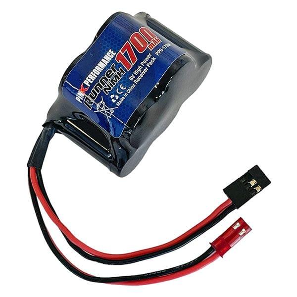 Pack de batterie Reception NiMh 6.0V 1700mAh (JR-JST) - Breizh Modélisme.