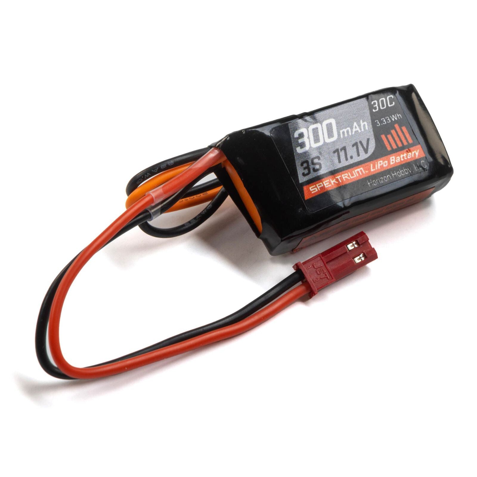 Spektrum Accu lipo 3s 11,1v 300Mah 30C SPMX3003SJ30 - Breizh Modélisme.