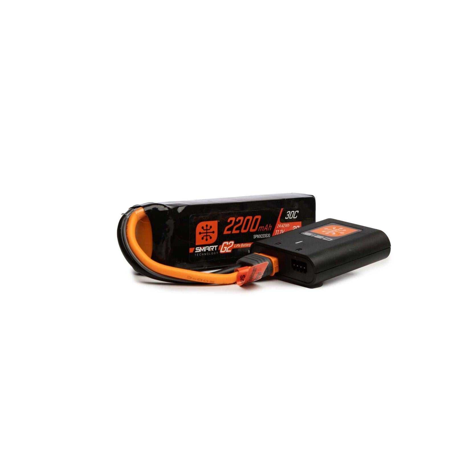 Spektrum Combo Smart S120 + Lipo SPMXPSA200 - Breizh Modélisme.