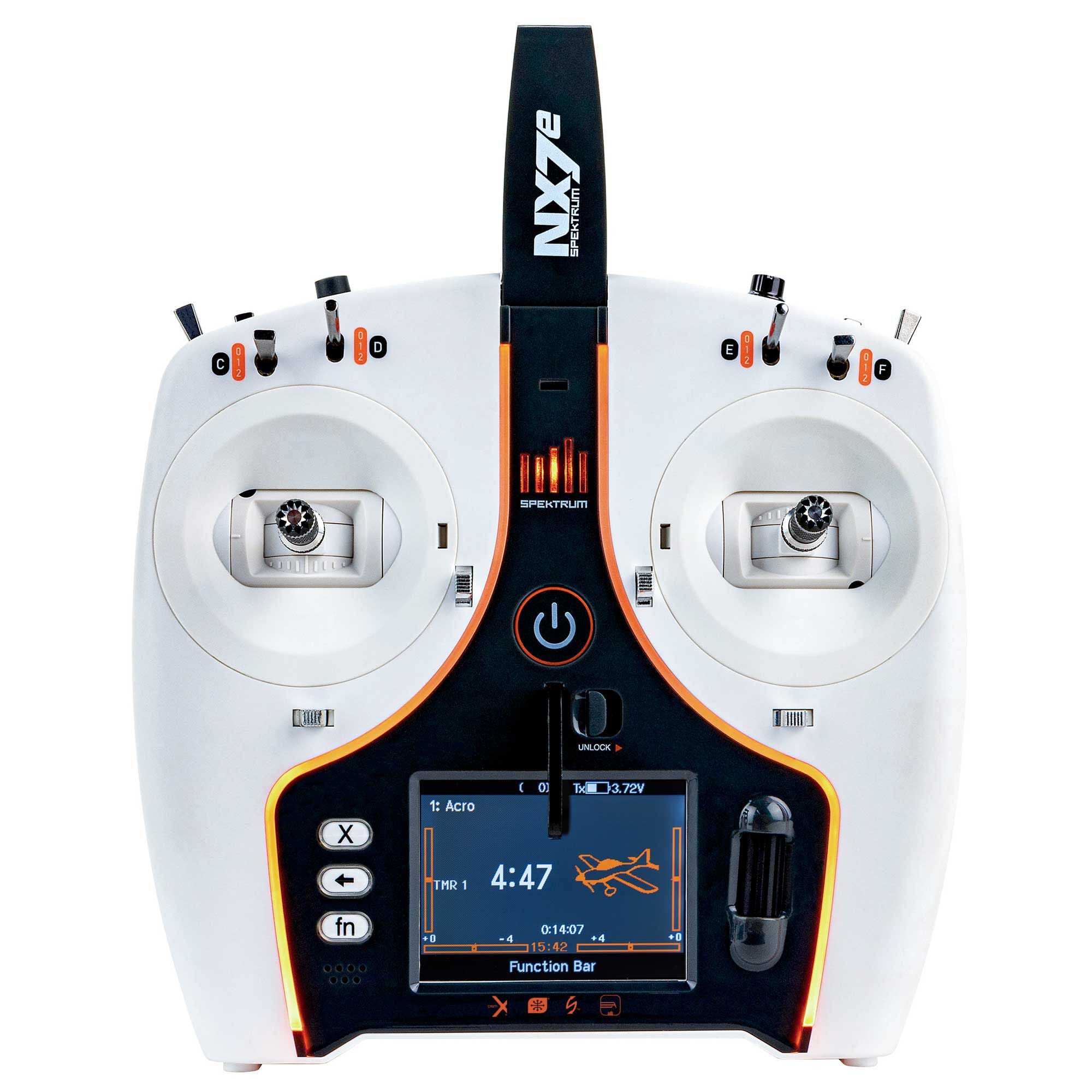 Spektrum Radio NX7E DSMX 7 voies SPMR7100EU - Breizh Modélisme.
