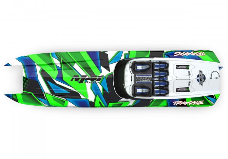 Bateau radiocommandé M41 DCB Widebody 80km/h TSM - Traxxas 57046-4 - Breizh Modélisme.