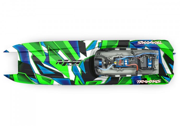 Bateau radiocommandé M41 DCB Widebody 80km/h TSM - Traxxas 57046-4 - Breizh Modélisme.
