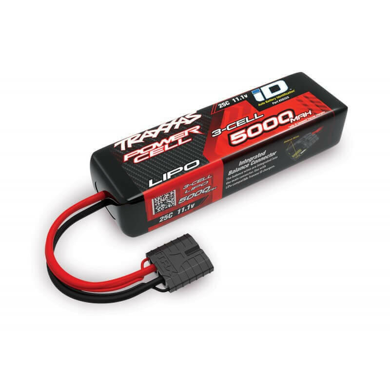 Batterie lipo 3S Traxxas 2832X 11,1V 5000 mAh 25C - Breizh Modélisme.