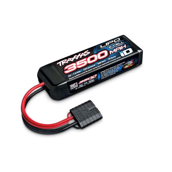 Batterie Lipo Mini Maxx 2S 7,4V 3500mAh 25C prise iD 2825X - Breizh Modélisme.