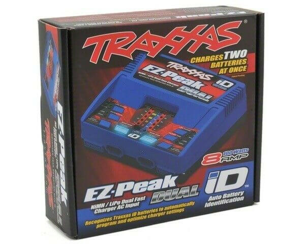 Chargeur Traxxas 2972G Rapide Double Sortie Lipo/Nimh iD 100W - Breizh Modélisme.