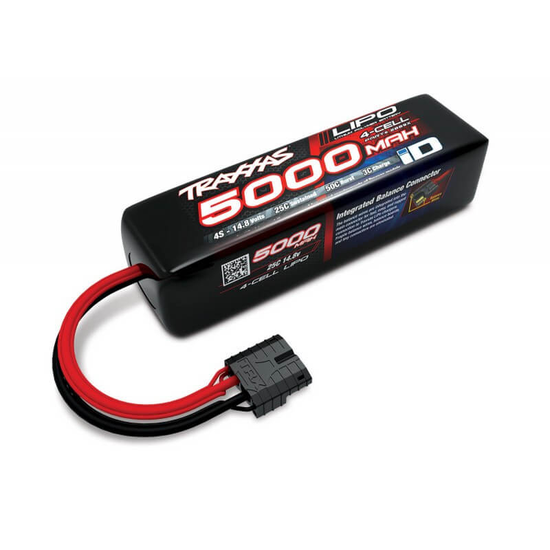 Combo Chargeur Traxxas 2996 avec une Batterie Lipo 4S 5000mAh - Breizh Modélisme.