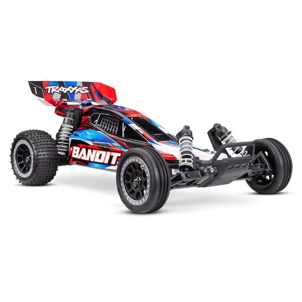 Traxxas Bandit 4x2 charbon - 24254-8 rouge - Breizh Modélisme.