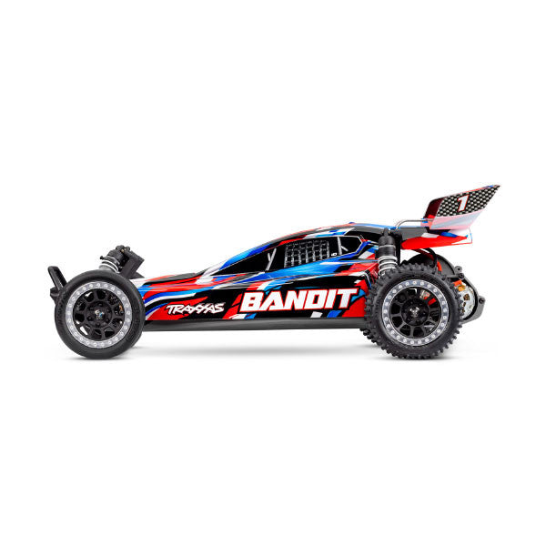 Traxxas Bandit 4x2 charbon - 24254-8 rouge - Breizh Modélisme.