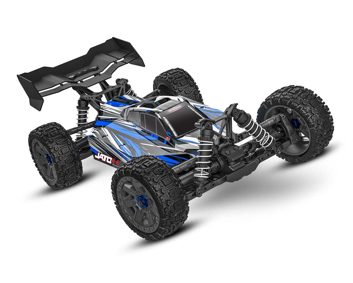 Traxxas Buggy 1/8 Jato 4x4 BL-2S RTR 90154-4 bleu - Breizh Modélisme.