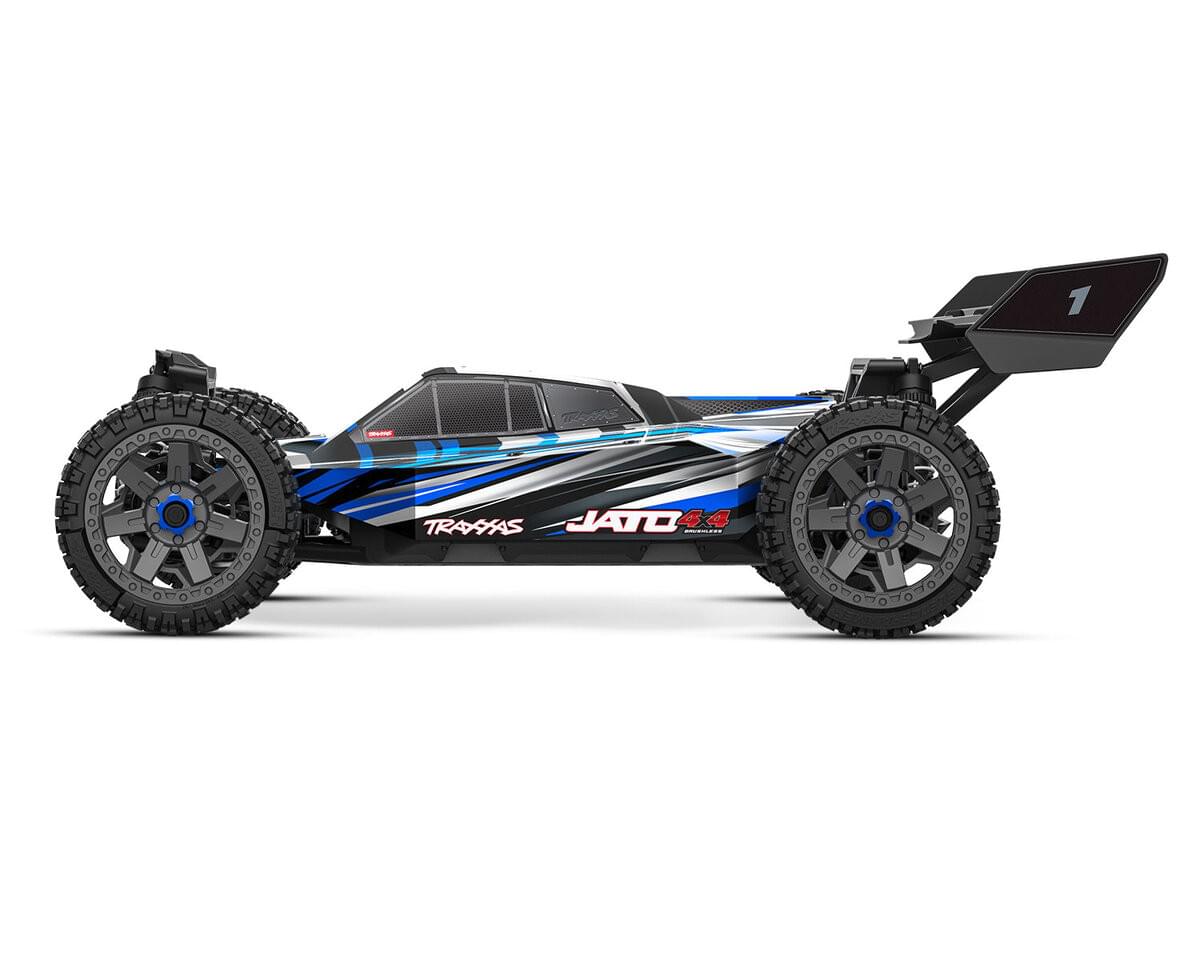 Traxxas Buggy 1/8 Jato 4x4 BL-2S RTR 90154-4 bleu - Breizh Modélisme.